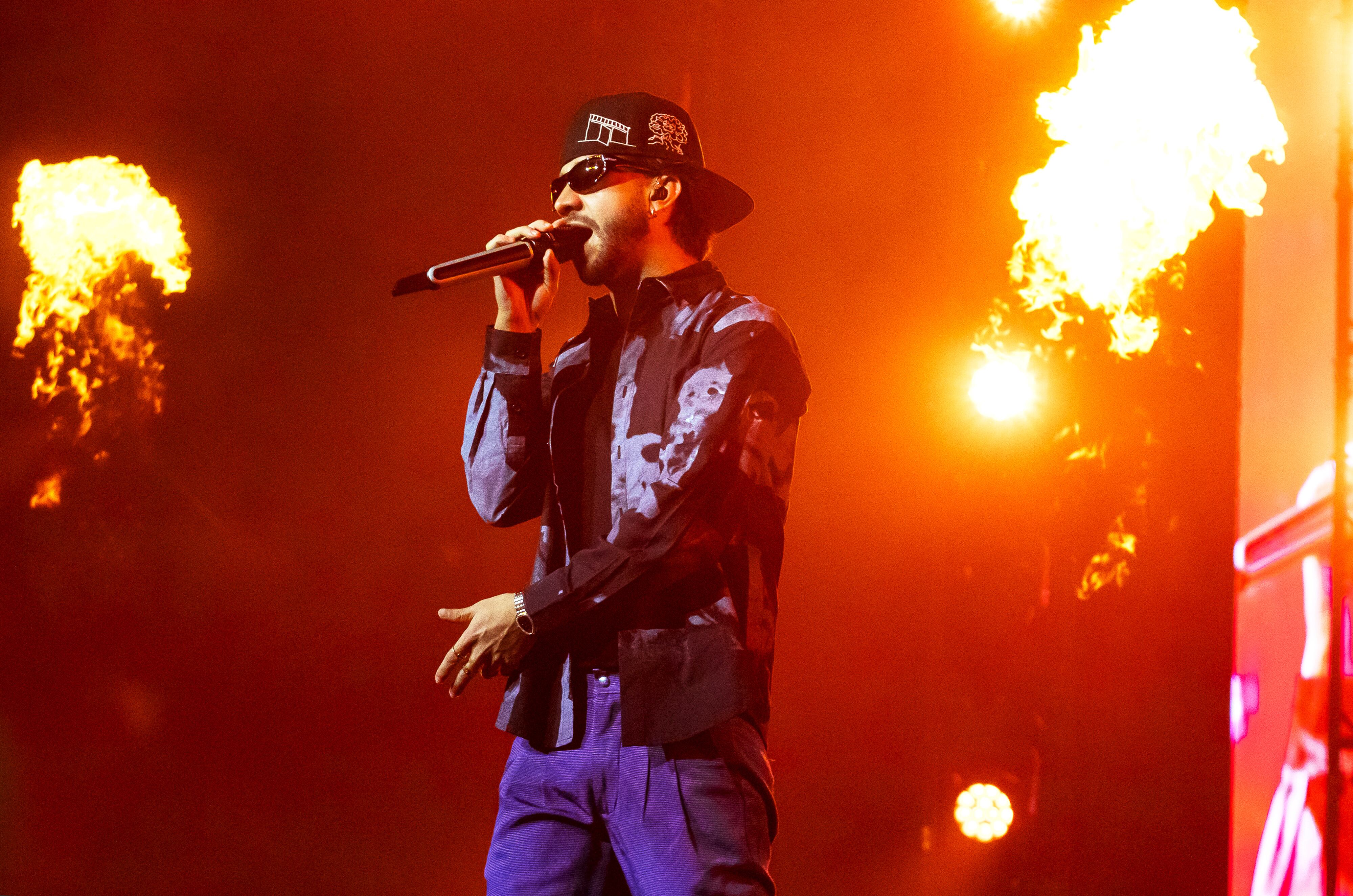 El artista puertorriqueño Armando Mora Quintero, conocido como 'Mora', en concierto.