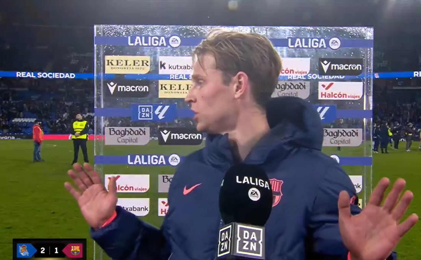 Frenkie de Jong, después del Real Sociedad-Barça de LaLiga