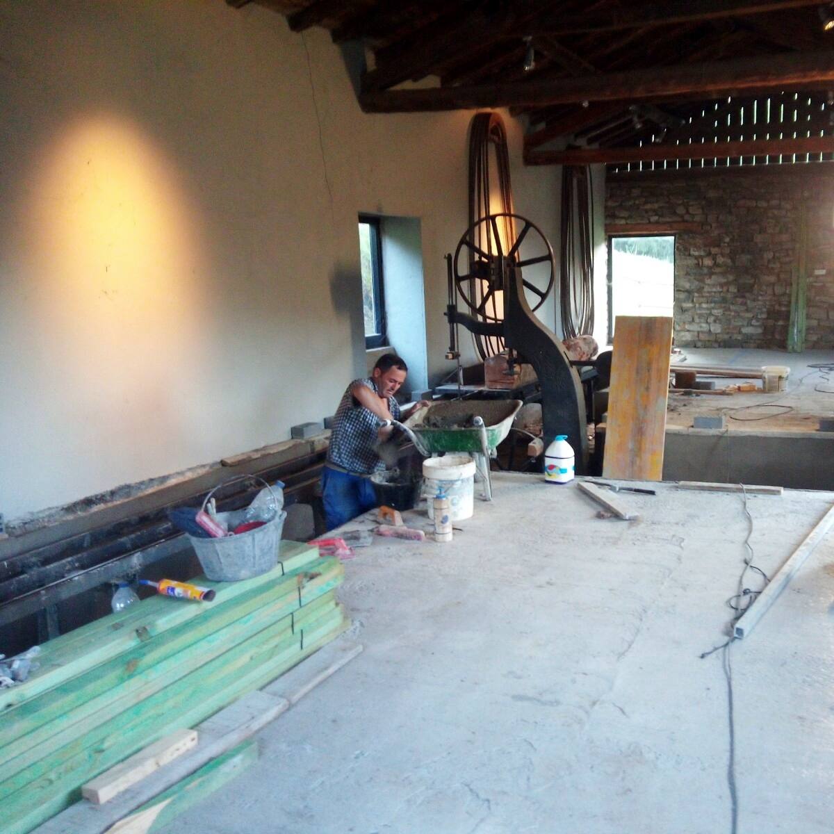 Mejora la accesibilidad a la antigua serrería de Biescas