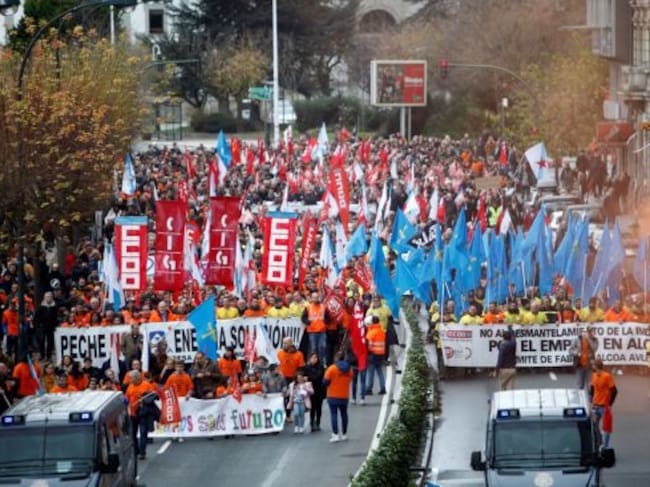 Manifestación en A Coruña