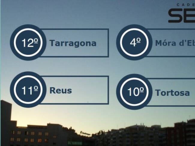 Temperatures Generals de primera hora del dia
