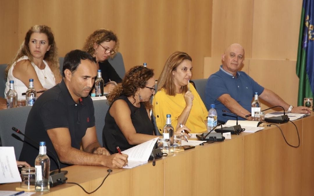 Concejales del PP en el Ayuntamiento de Tías.