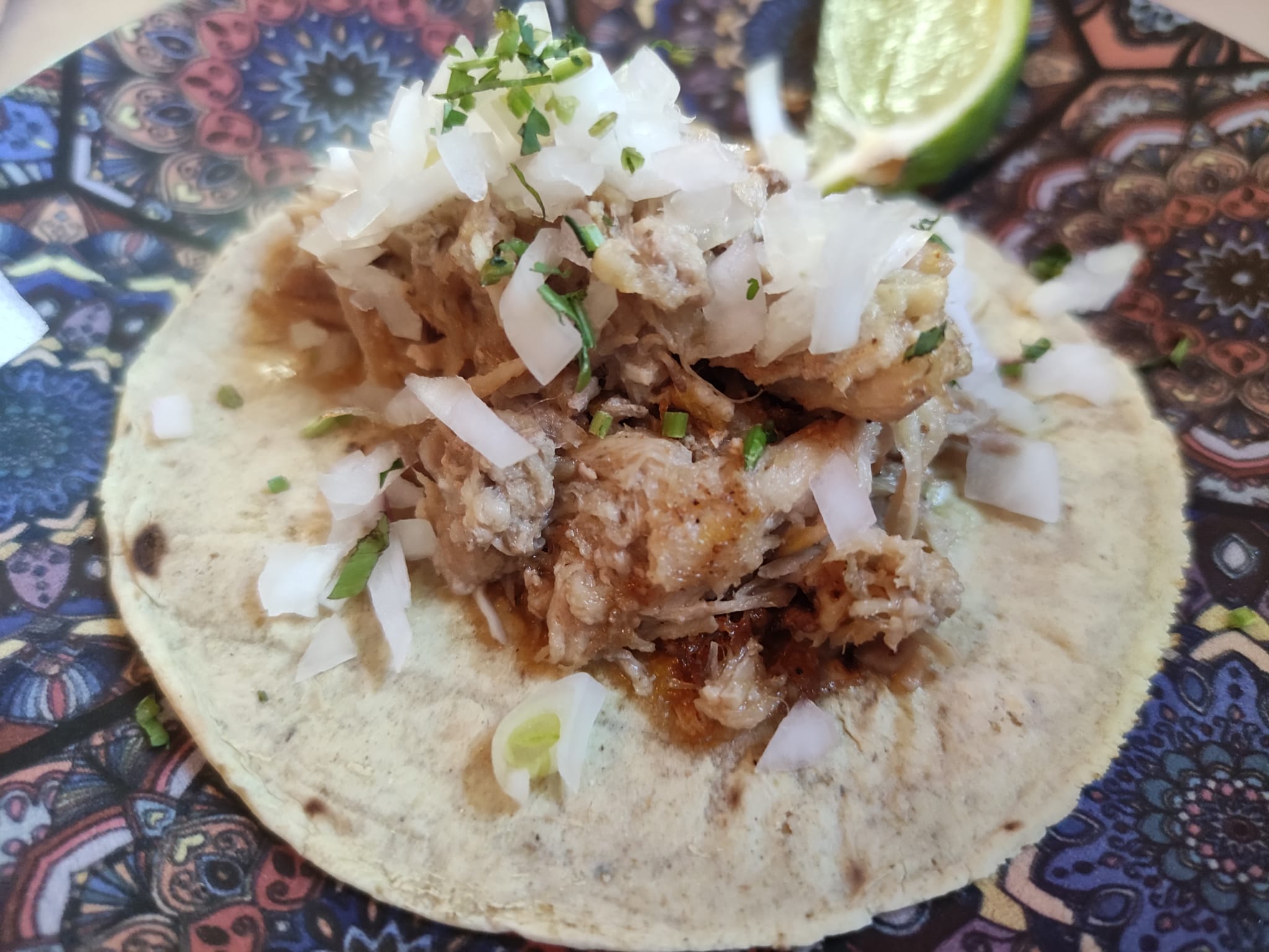 Taco de carnitas