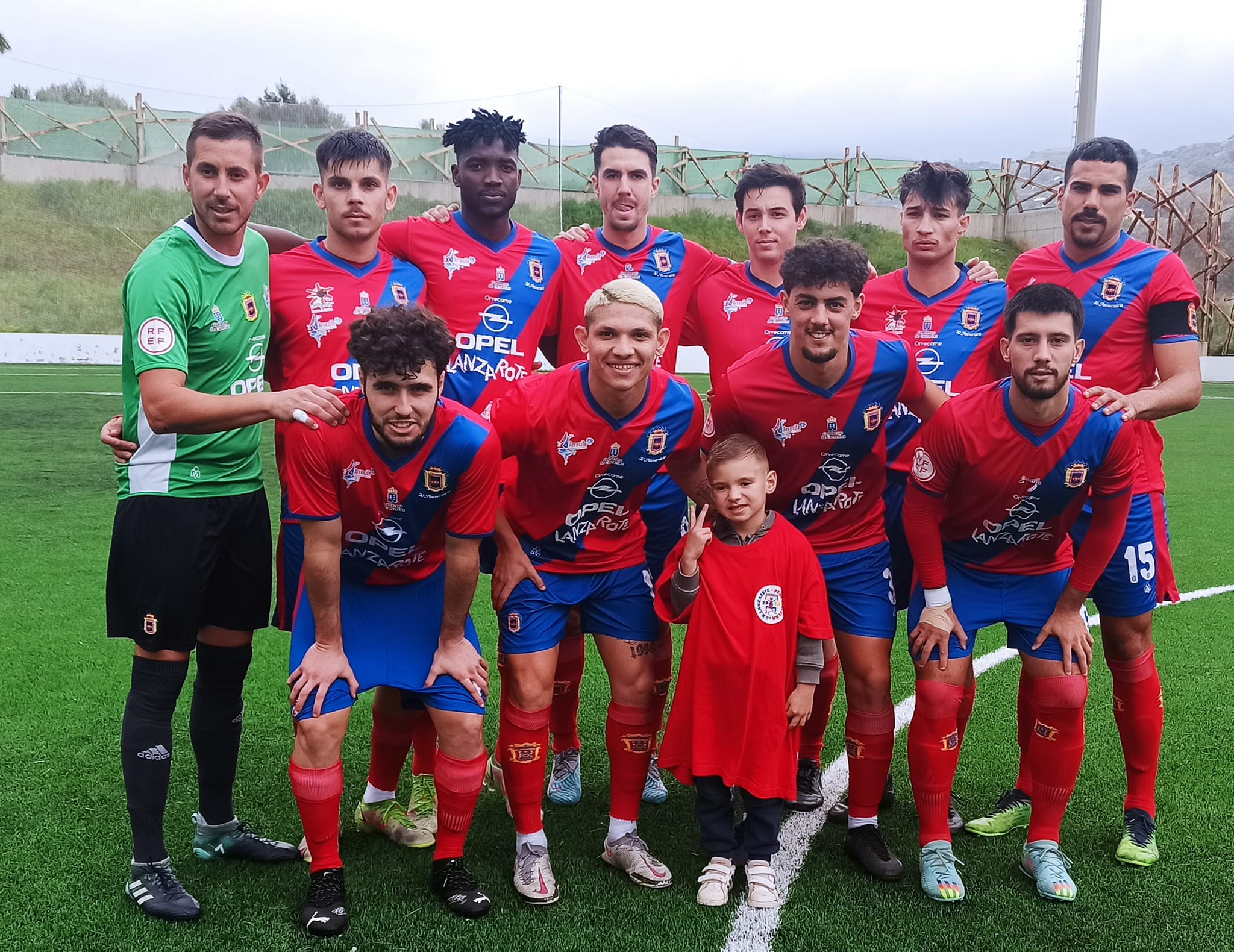 Equipo que presentó la UD Lanzarote en Santa Brígida.