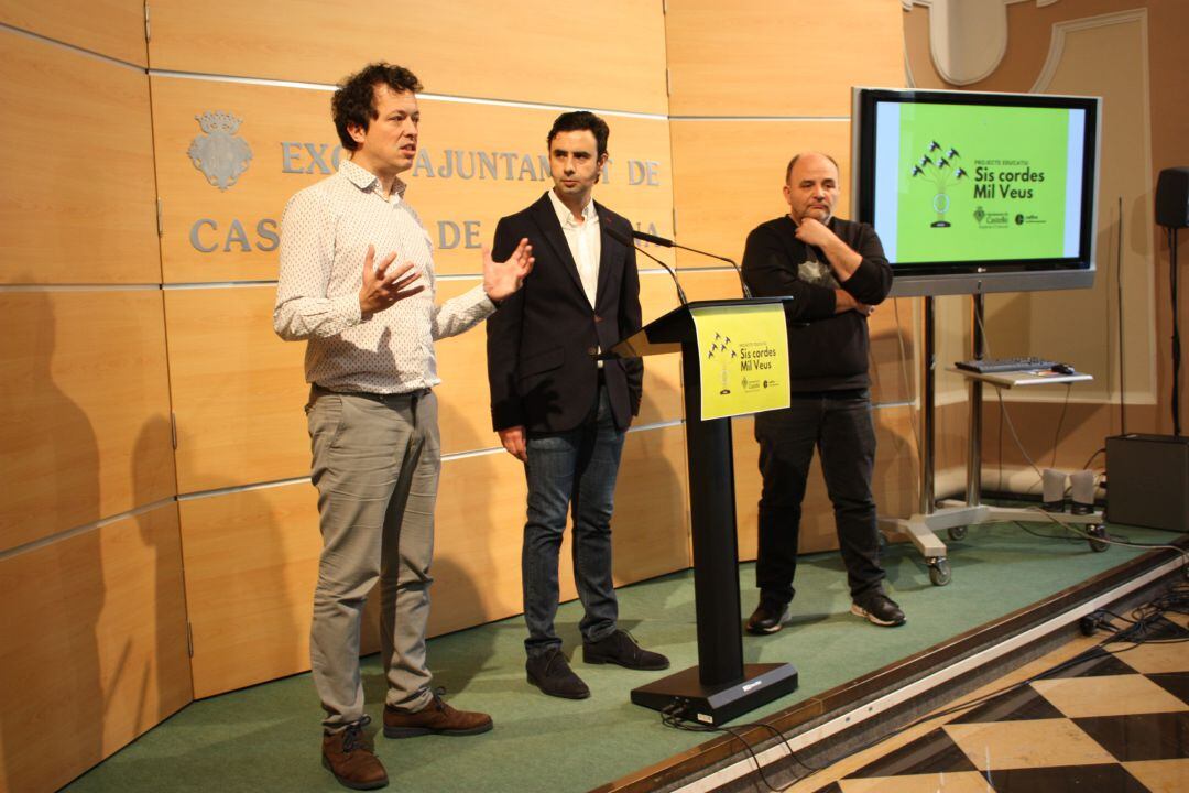 Presentación proyecto Sis cordes mil veus. Imagen de archivo