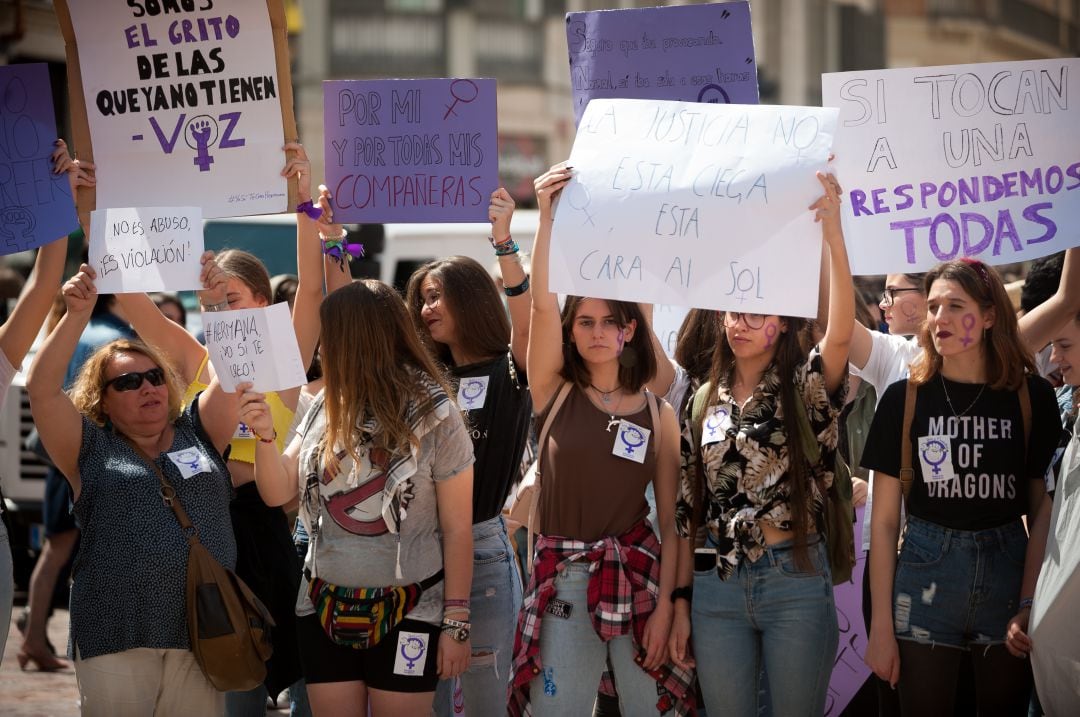 Fotografía de archivo de la manifestación del 8-M.