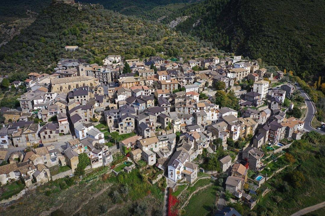 Foto del casco antiguo de Boltaña