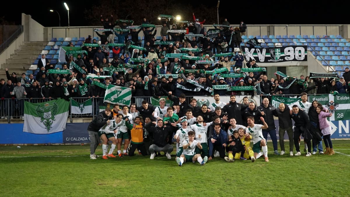 El CD Toledo desata la ilusión para comerse las uvas líder