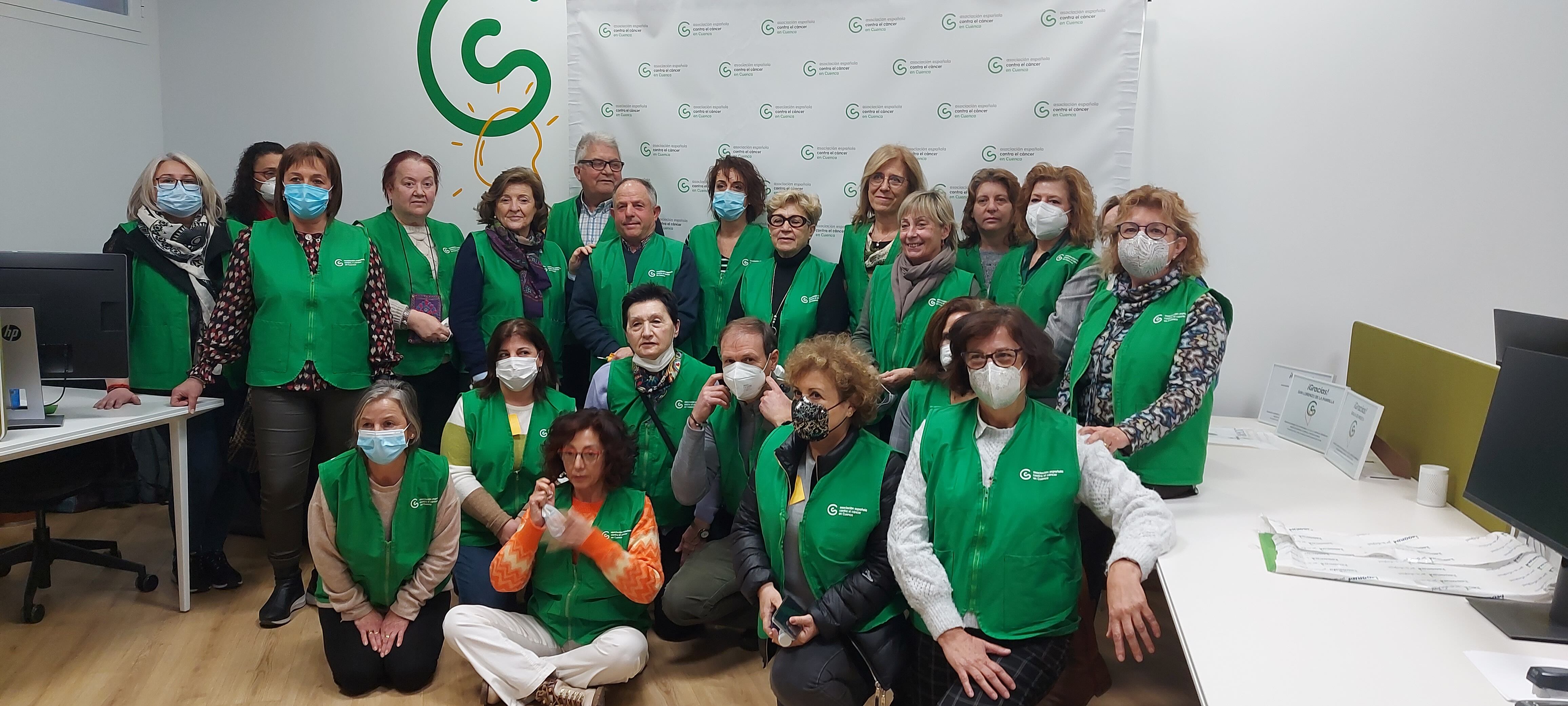 La colaboración de los voluntarios es esencial para la Asociación Española contra el Cáncer