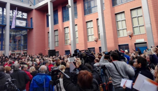 Acto de reaparición de Pedro Sánchez en Xirivella