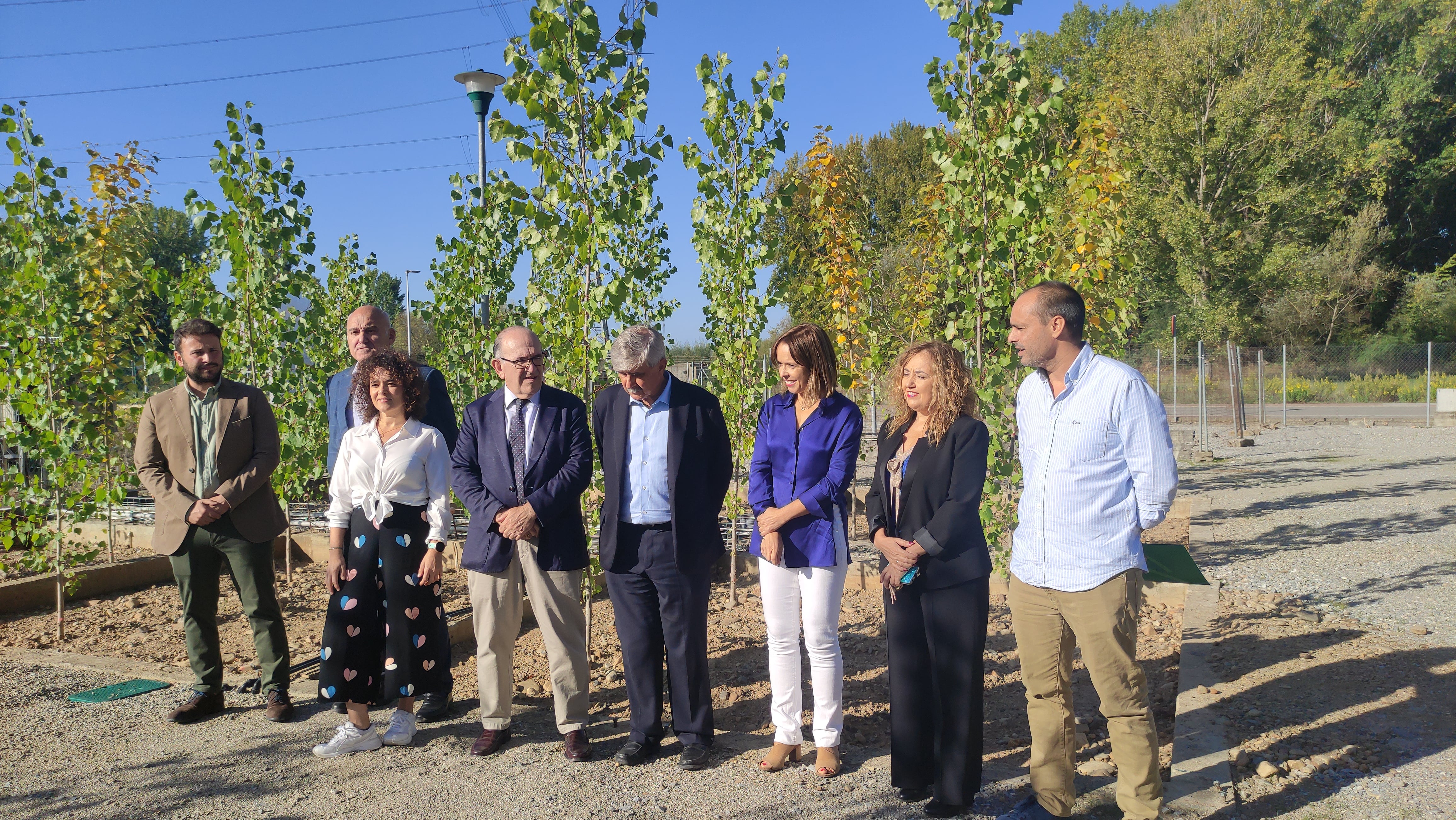 Representantes de las instituciones que apoyan el proyecto