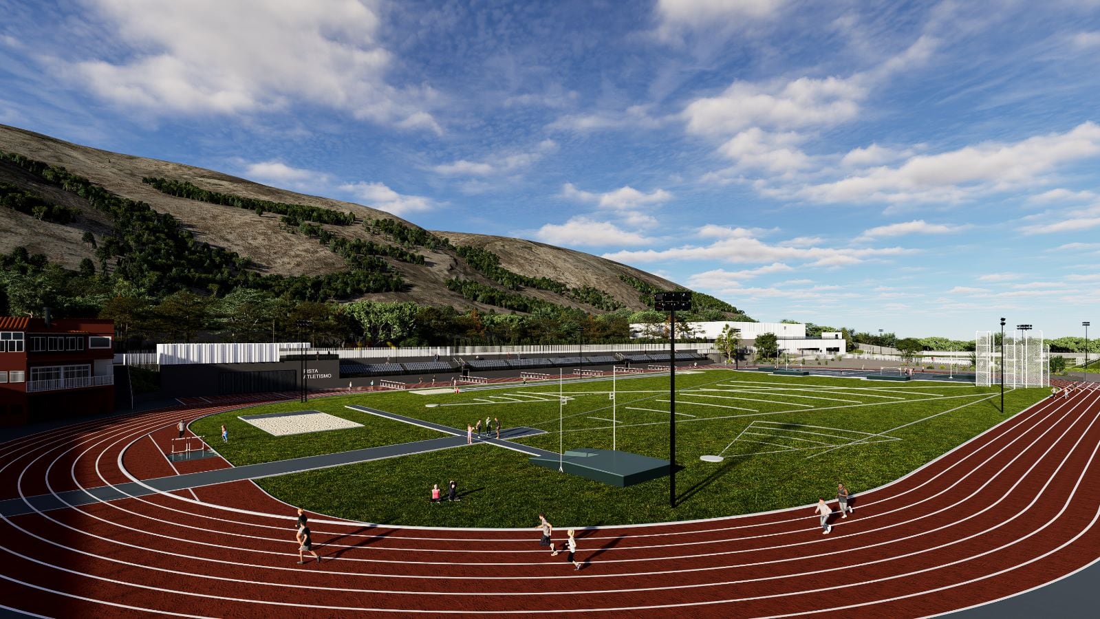 Proyecto de la pista de atletismo