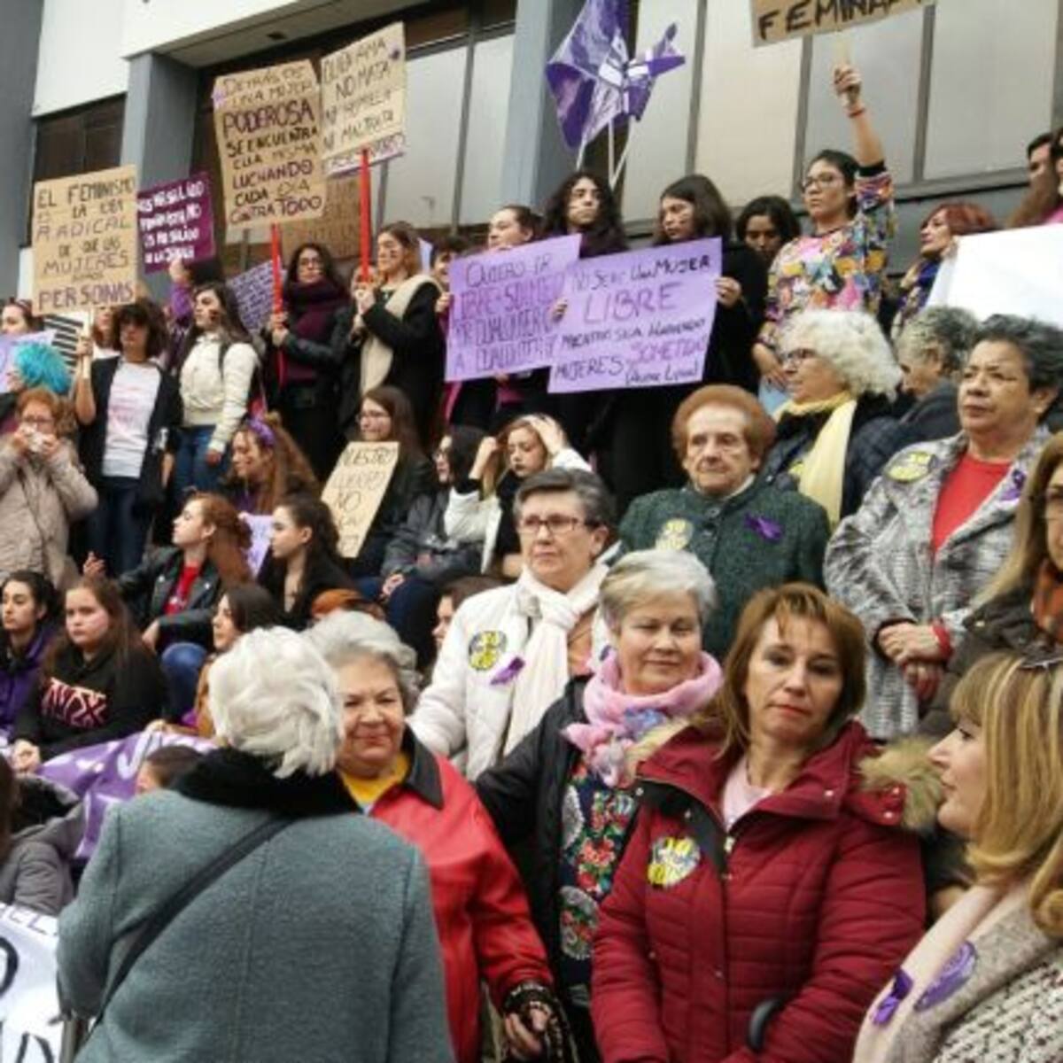 Una marea morada y feminista como nunca antes toma Puertollano