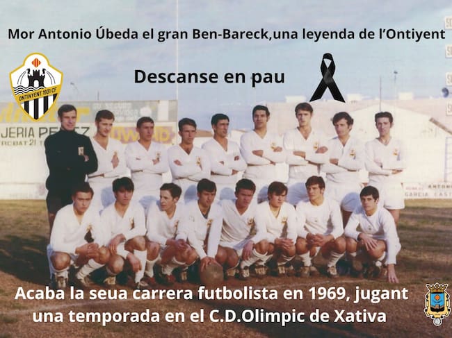 Homenaje a Antonio Úbeda por el CD Olímpic