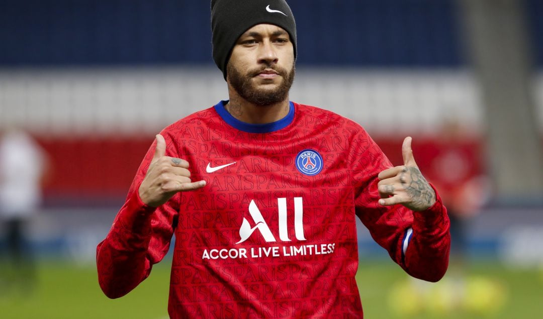 El jugador brasileño del PSG Neymar Jr.