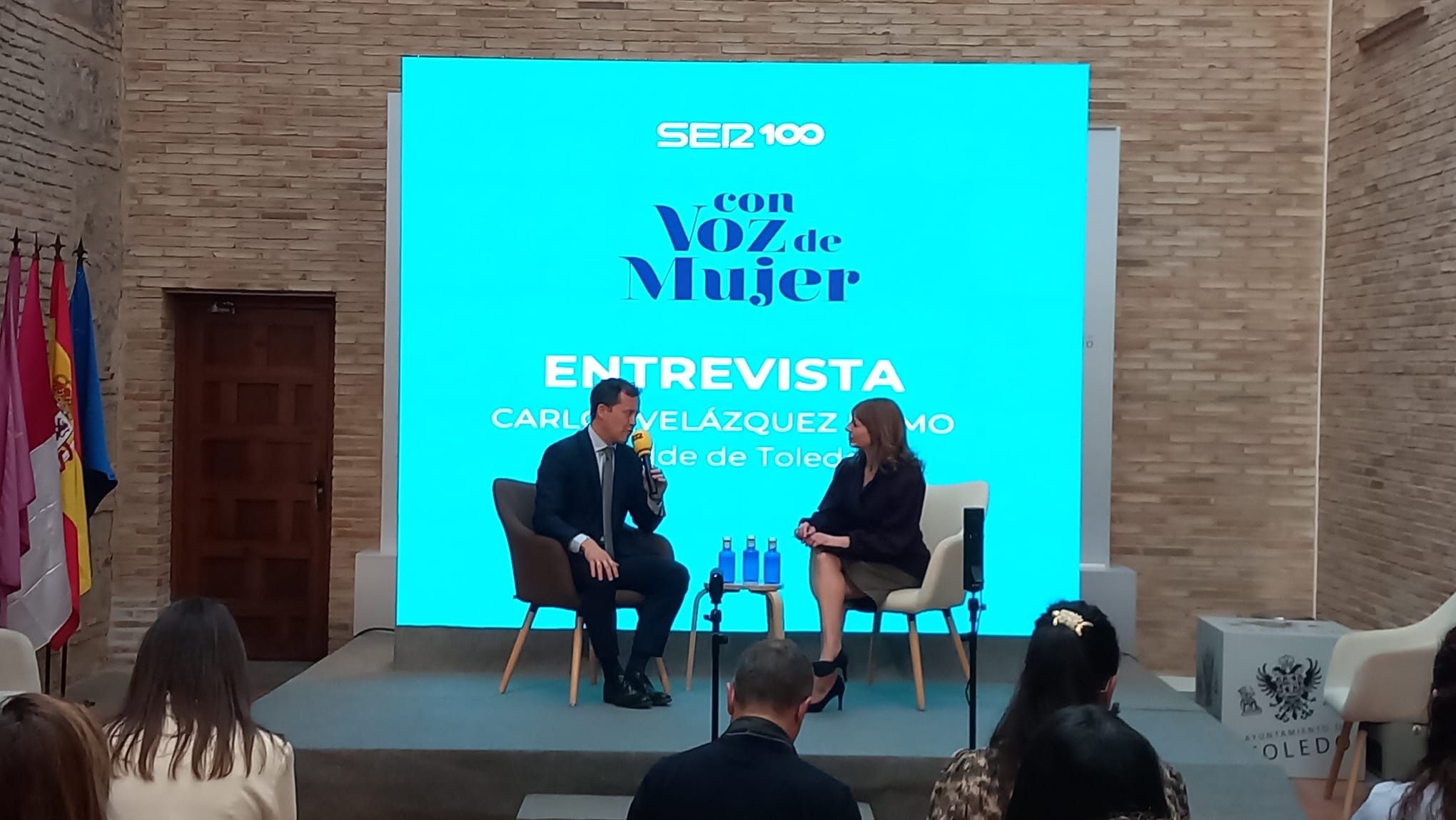 Nueva edición del foro &#039;Con voz de Mujer&#039;, durante la mañana de este miércoles en el Patio del Ayuntamiento de Toledo