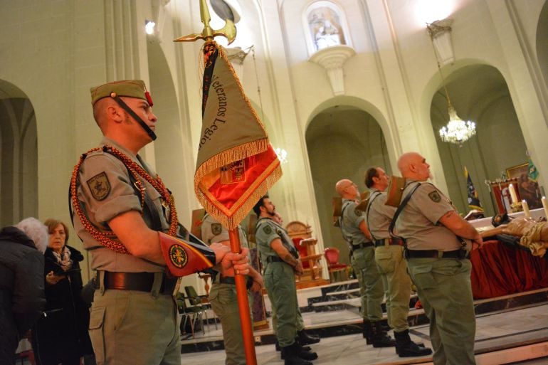 La Hermandad de Veteranos Legionarios de Elda y Petrer realizó su primer acto en Santa Ana