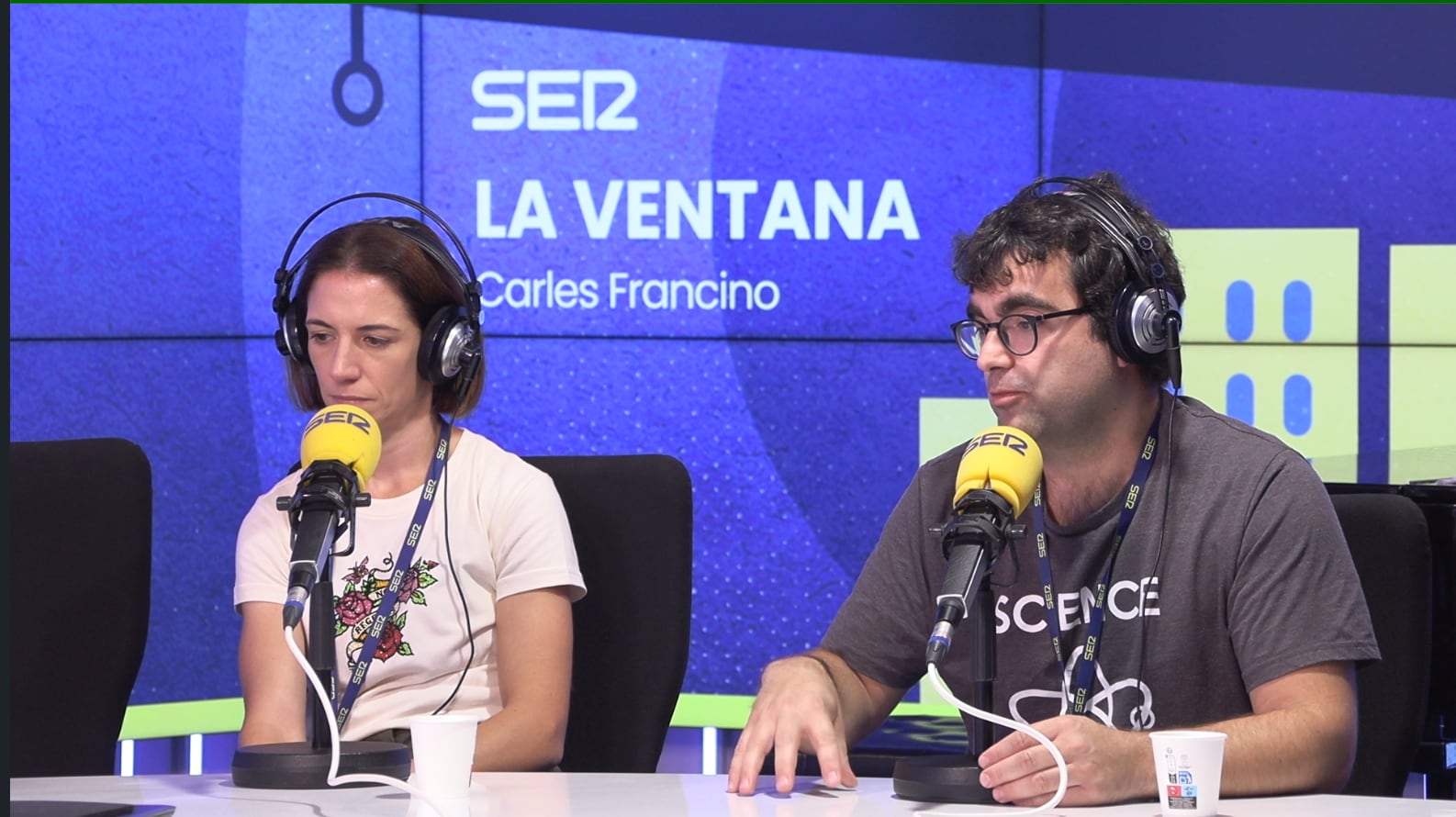 Dos de los premiados con las Becas Leonardo en La Ventana.