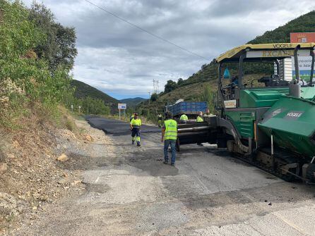 El tramo en la entrada de Molinaseca