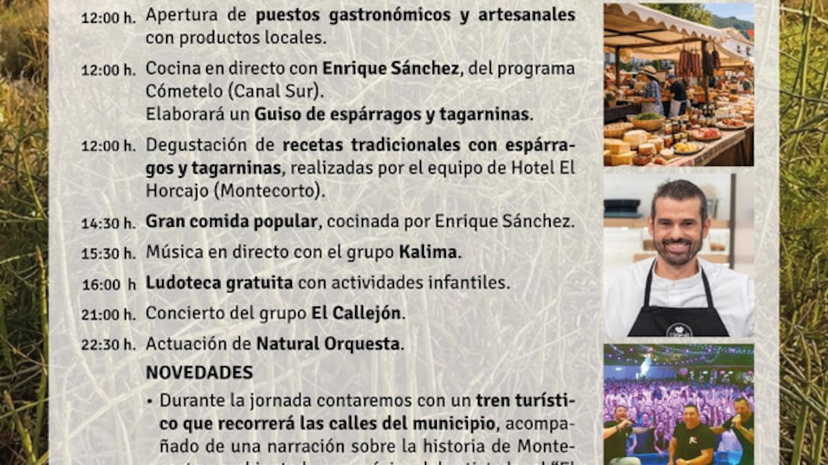 Montecorto celebra este sábado las II Jornadas Gastronómicas del Espárrago Silvestre y las Tagarninas