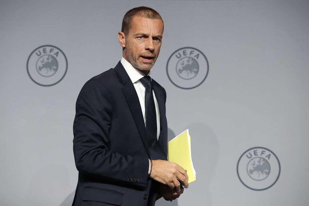 Aleksander Ceferin, presidente de la UEFA. 