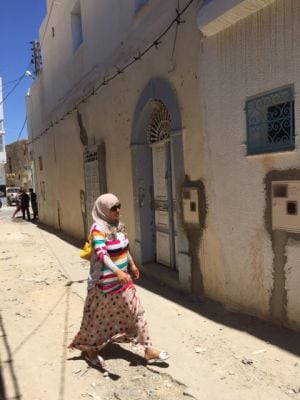 Casa del terrorista, en el barrio de Ghargabiya, en Kairuán