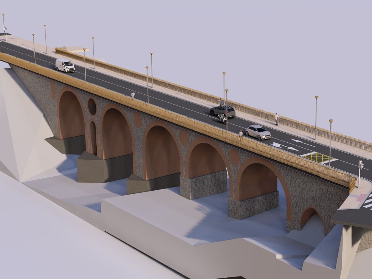 Primeros cortes de tráfico en Villajoyosa por las obras del puente