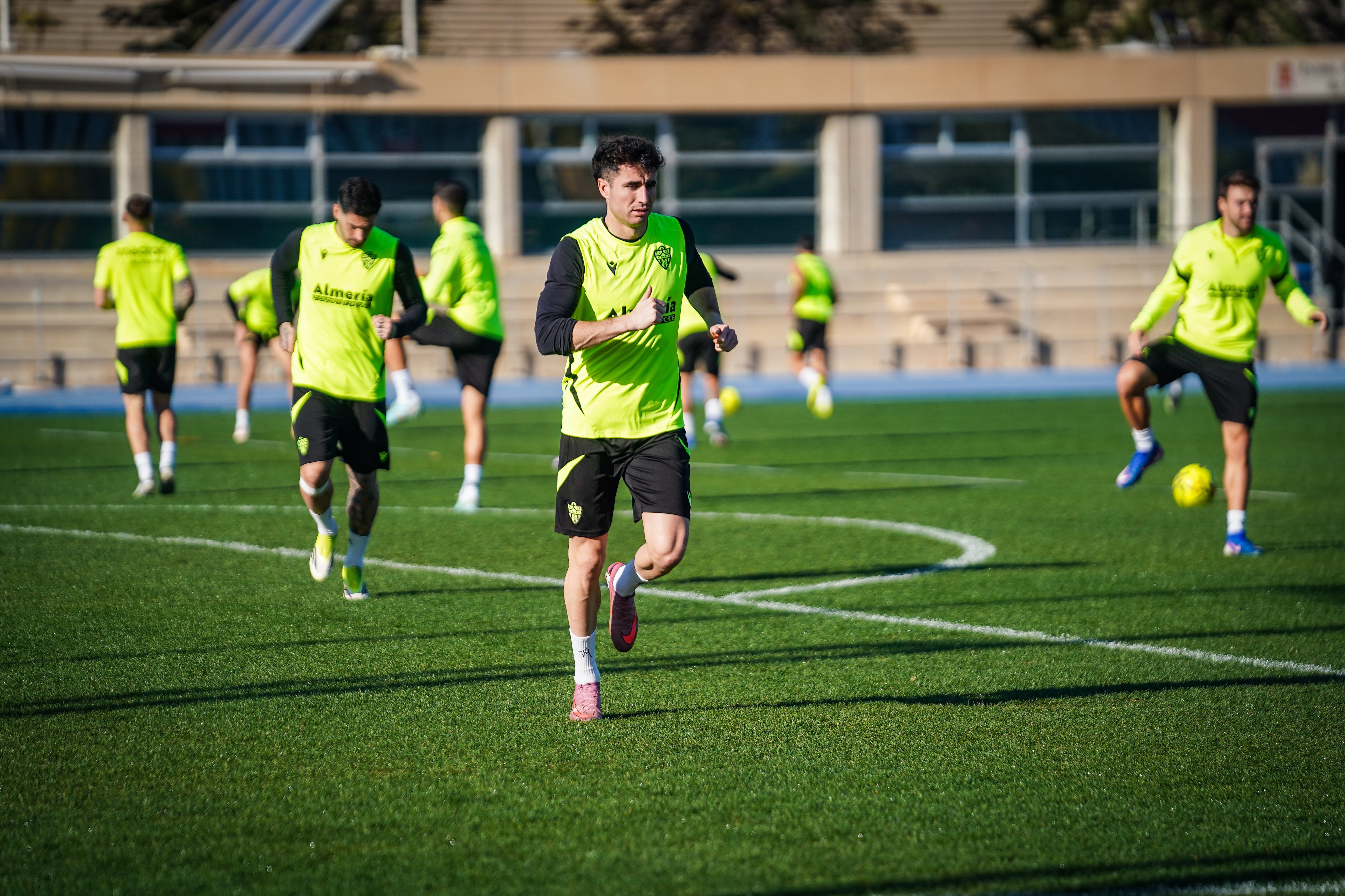 Miguel de la Fuente y Morcillo esperan ser protagonistas en el Eibar-Almería.
