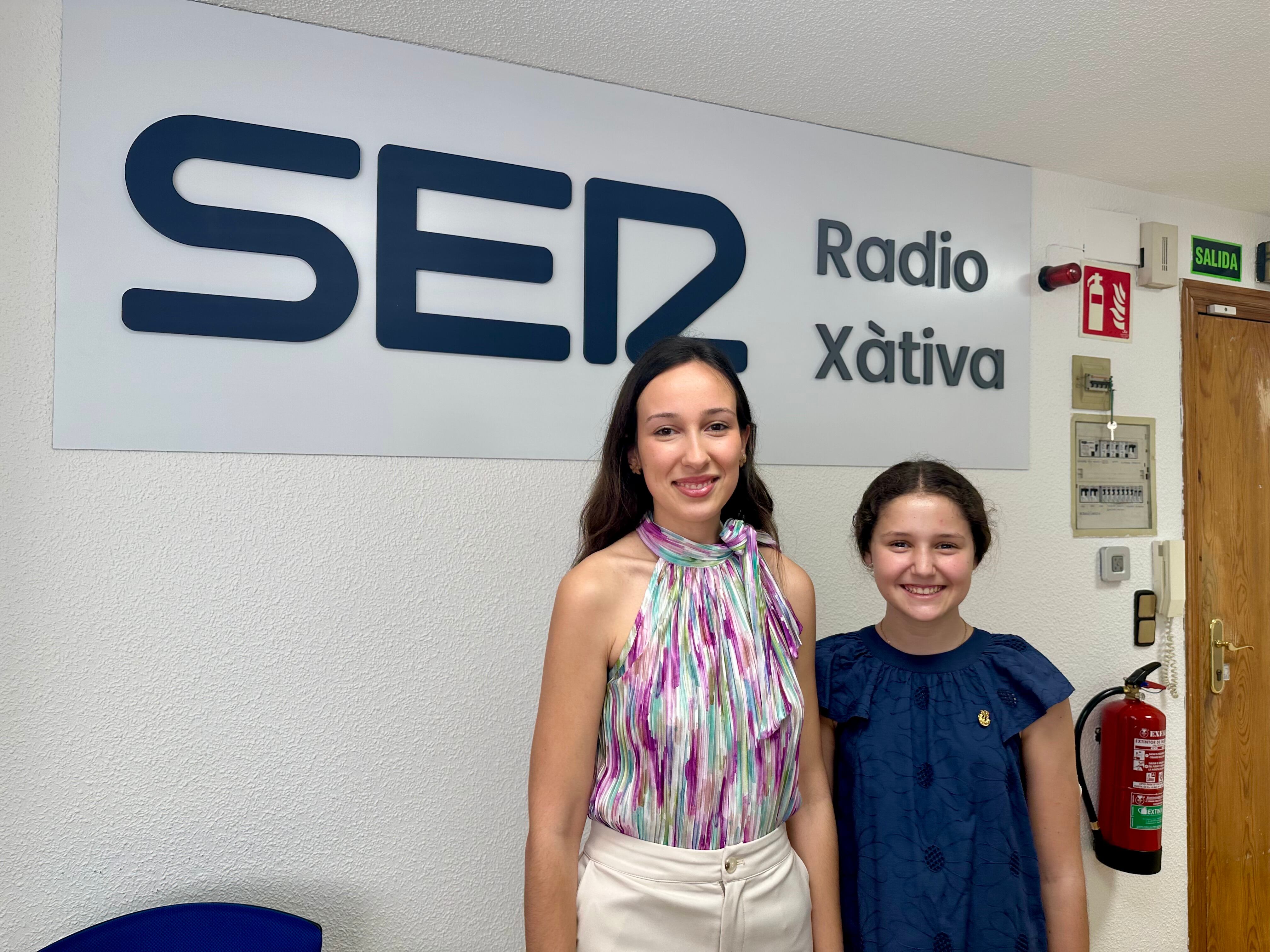 Marta Díaz y Ada Domínguez en Radio Xàtiva: Fuente: Radio Xàtiva Cadena SER.