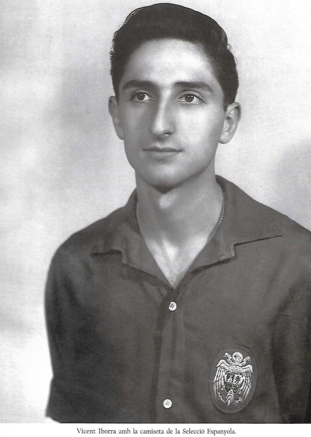 Vicent Iborra con la camiseta de la selección