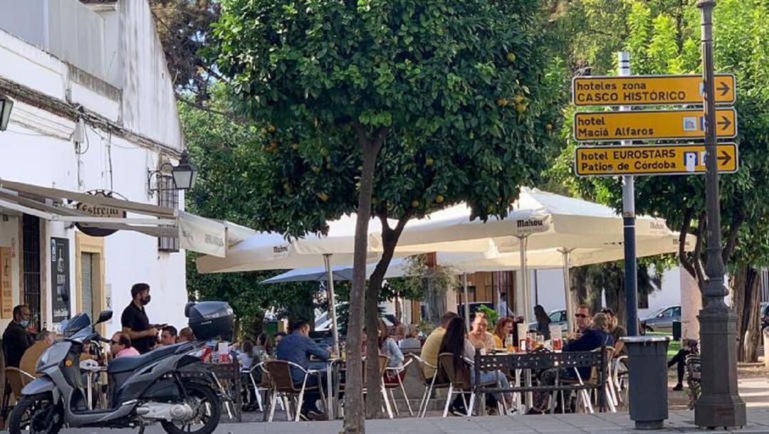 Una terraza en Córdoba.