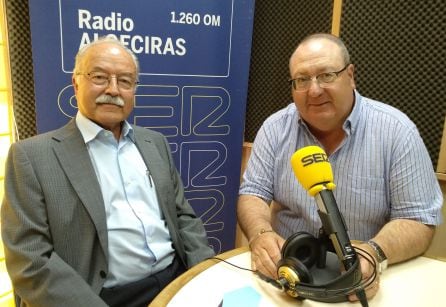 El presidente del de la APBA, Manuel Morón, junto Juan Manuel Dicenta