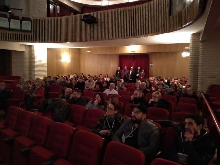 Empresarios de Cazorla durante la asamblea de la ACEC