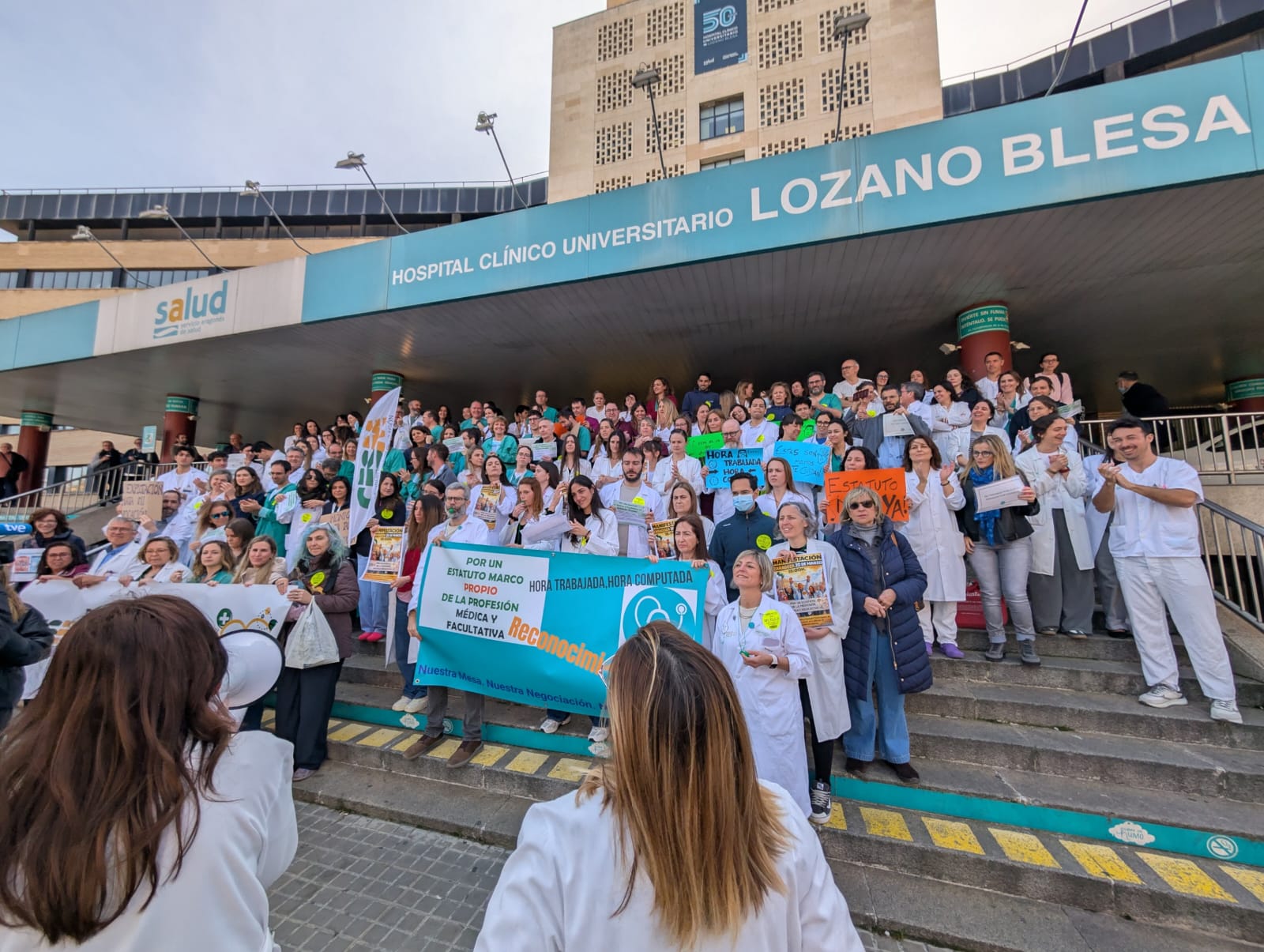 Huelga de médicos en Aragón