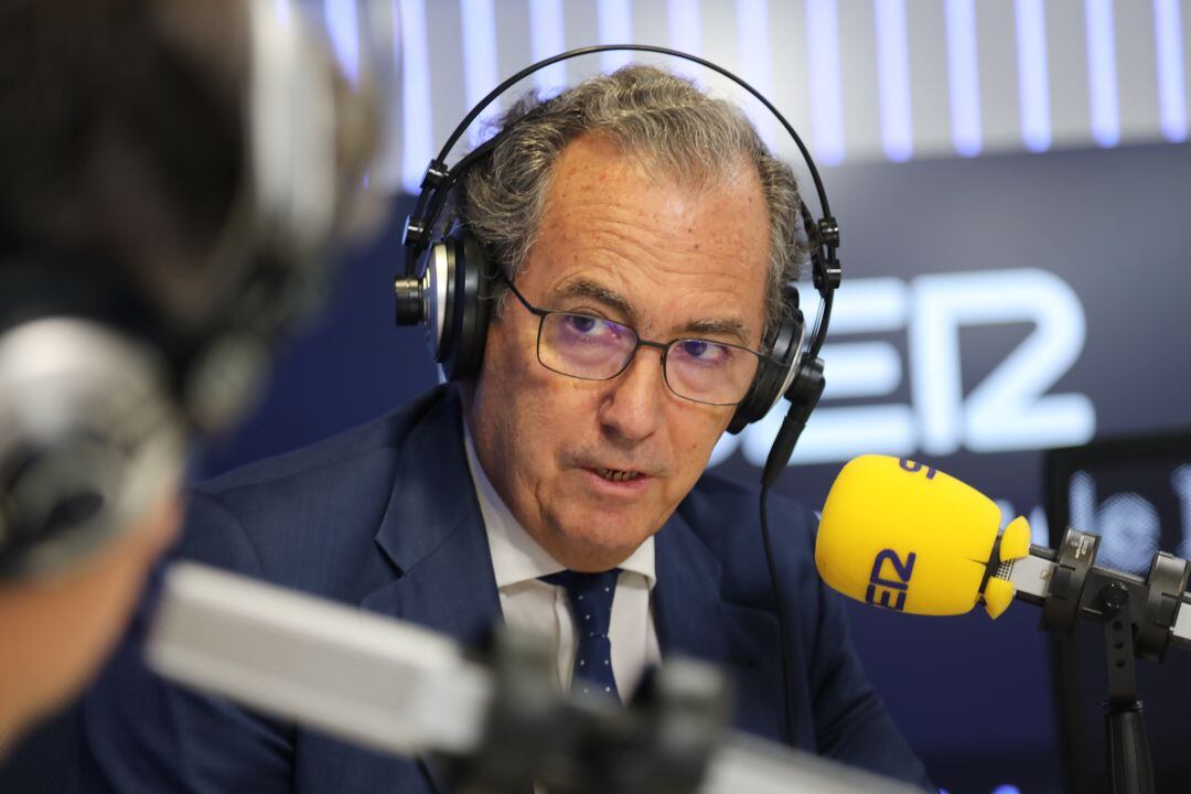 El consejero Enrique Ossorio, durante su entrevista en La Ventana de Madrid