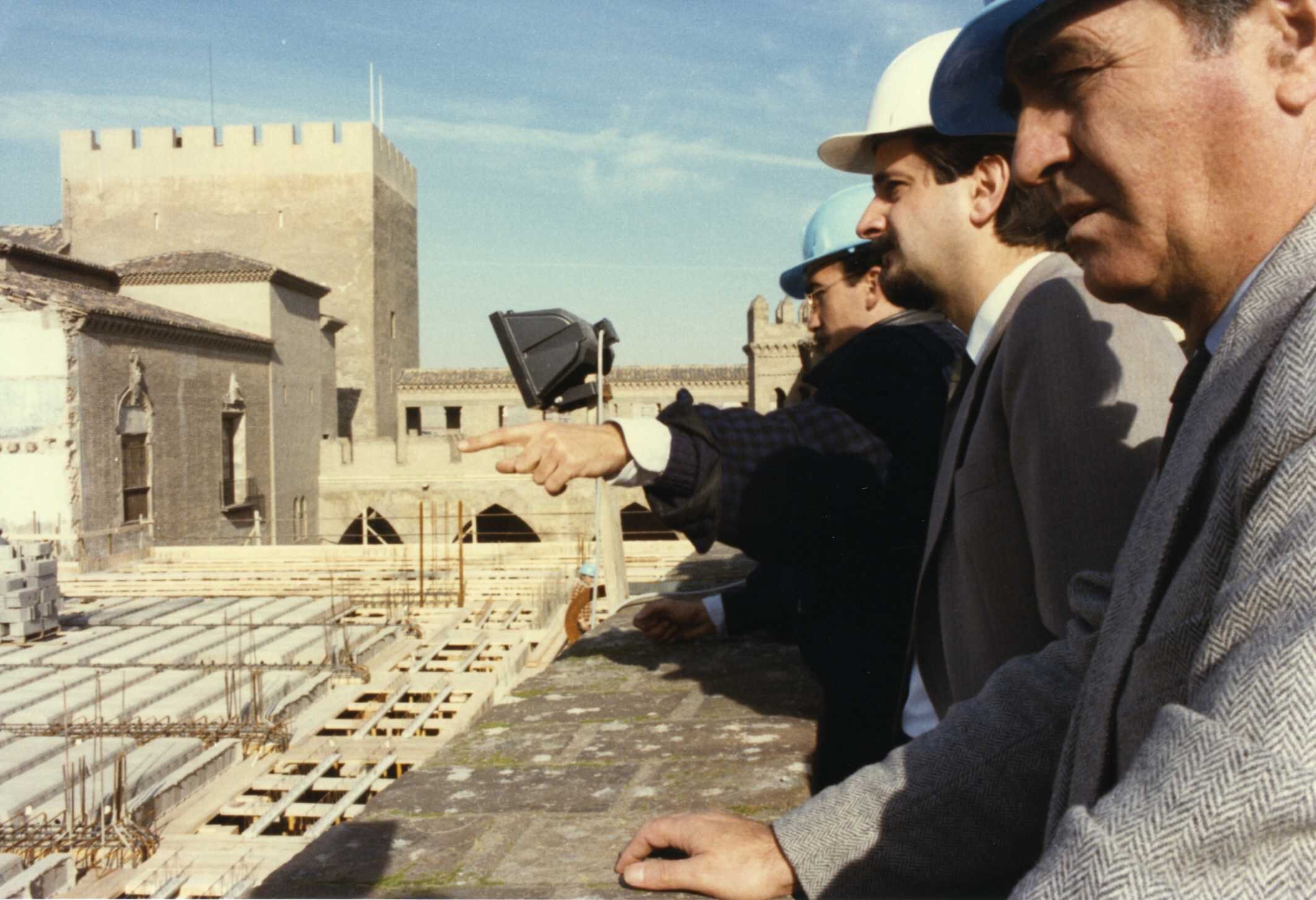El Palacio de La Aljafería, antes de la restauración