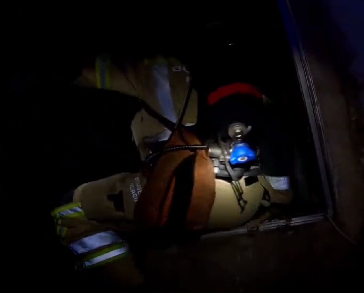 Descubren armas largas al acudir a sofocar un incendio en Murcia