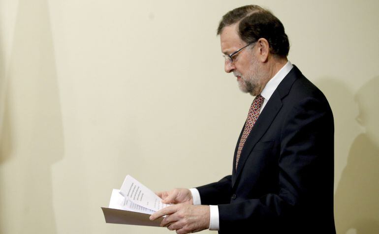 El presidente del Gobierno, Mariano Rajoy, tras el Consejo de Seguridad de la ONU.