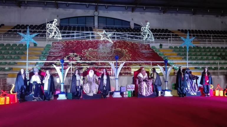 Los Reyes Magos y el Mago Chalupa en la recepción real