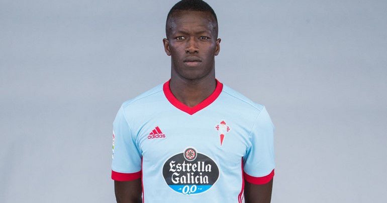 Pape Cheikh, en una foto promocional del RC Celta