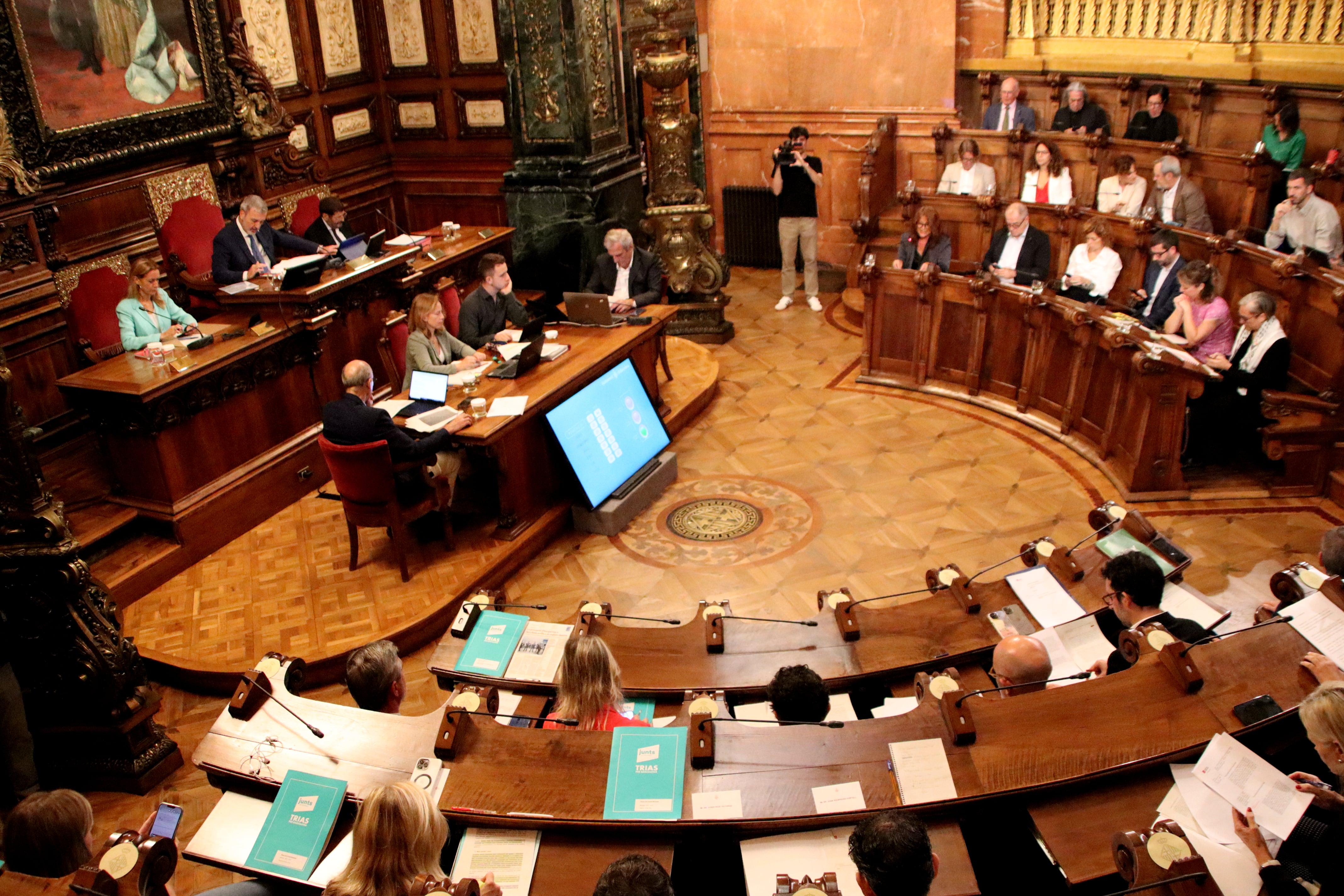 El plenari de Barcelona a l'inici de la sessió