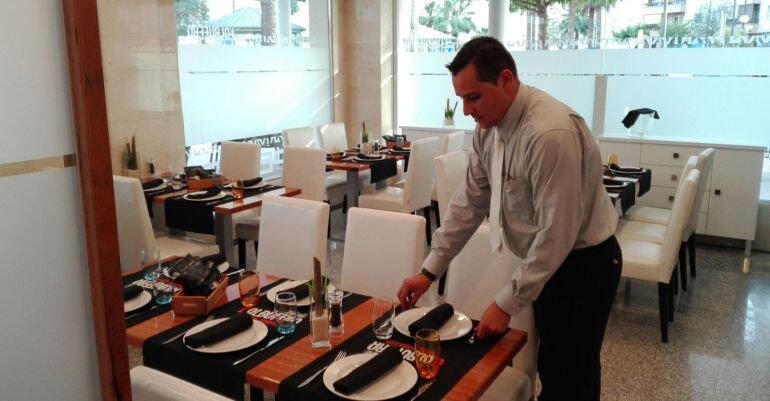 Daniel Chouza en La Albufera, el restaurante en el que actualmente trabaja