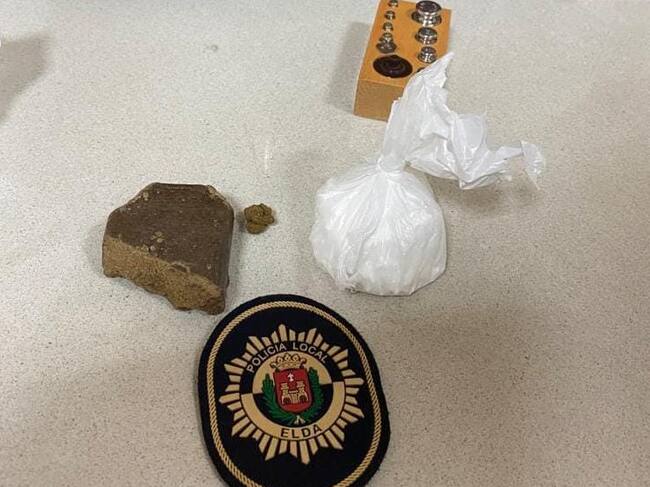 Droga incautada en Elda