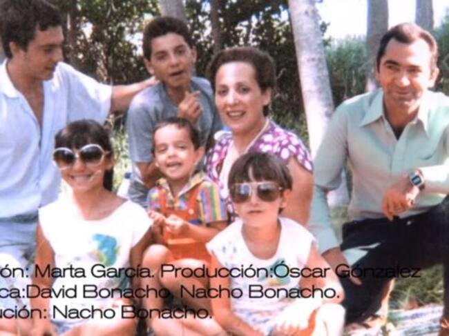 La Familia Romero Chicharro hace varias décadas, cuando no conocían de la existencia de la enfermedad.