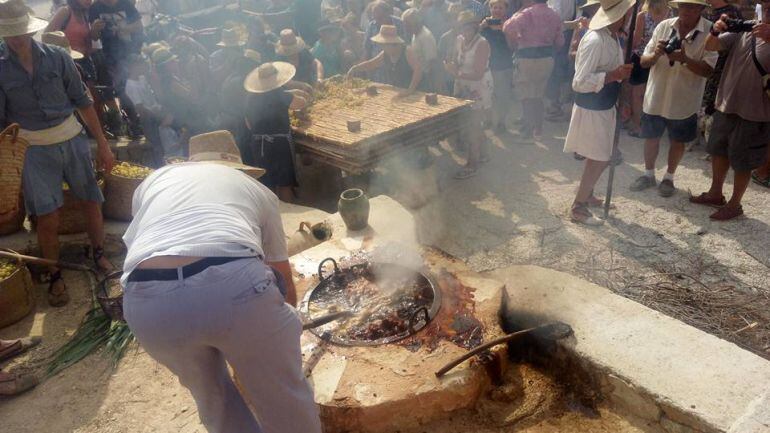 Momento de l&#039;Escaldà de Jesús Pobre, de agosto de 2017.
