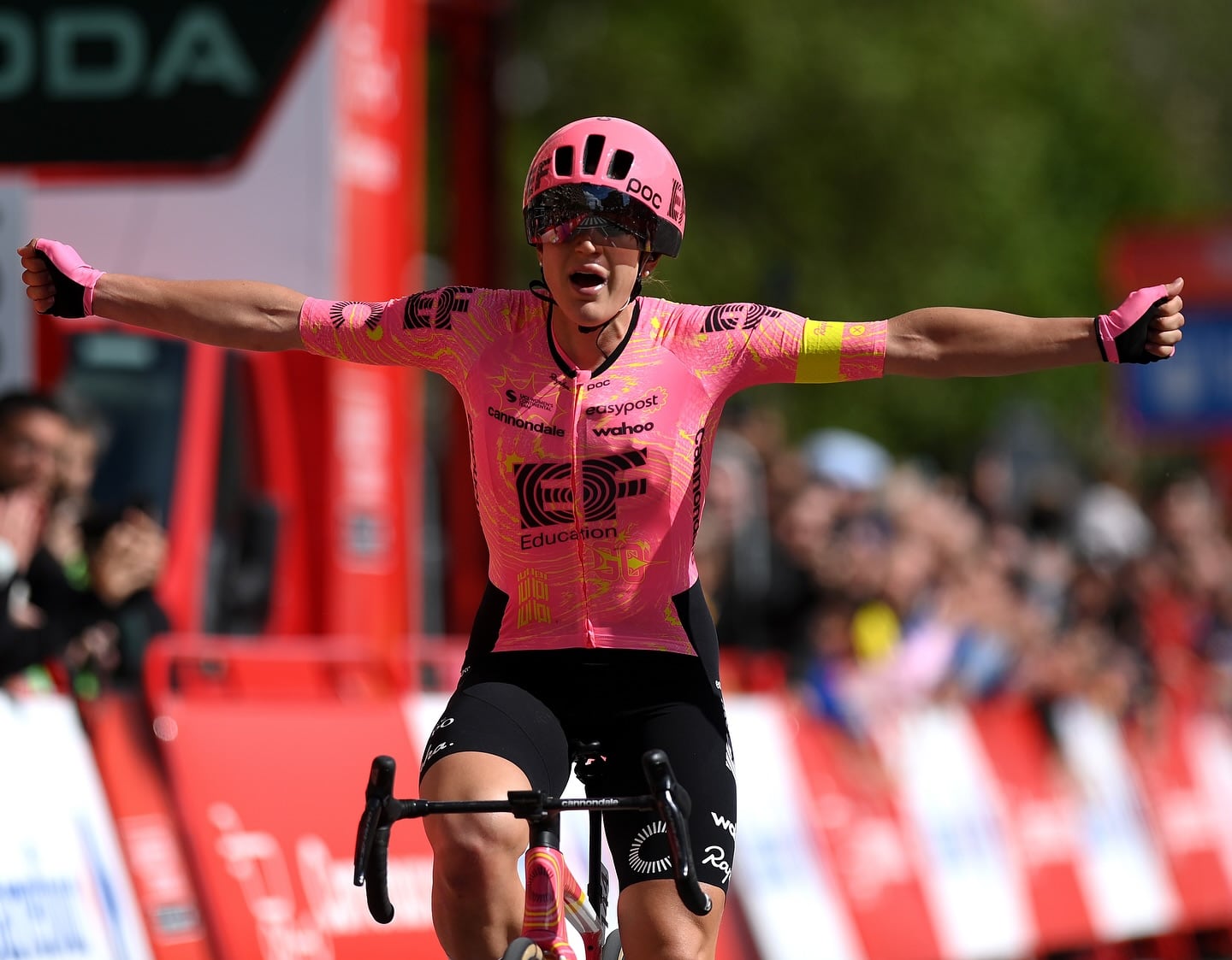 Kristen Faulkner, una campeona olímpica en Almería. FOTO: Getty Images/LaVuelta.