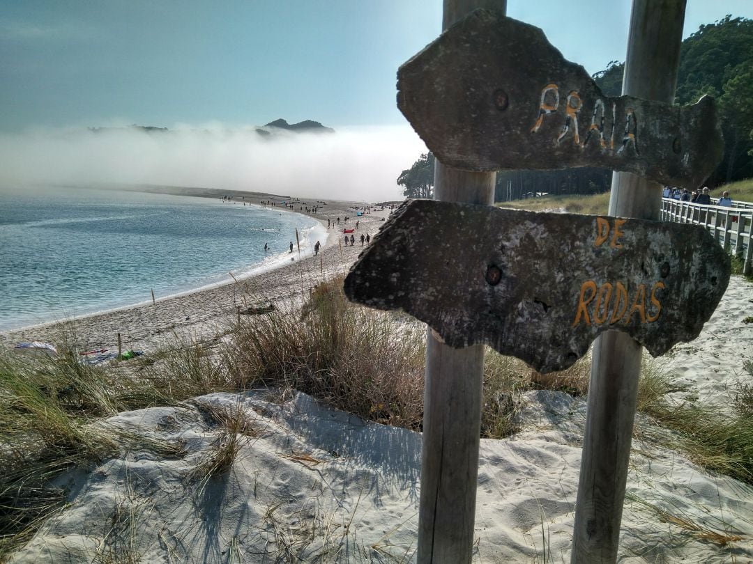 Praia de Rodas en Cíes