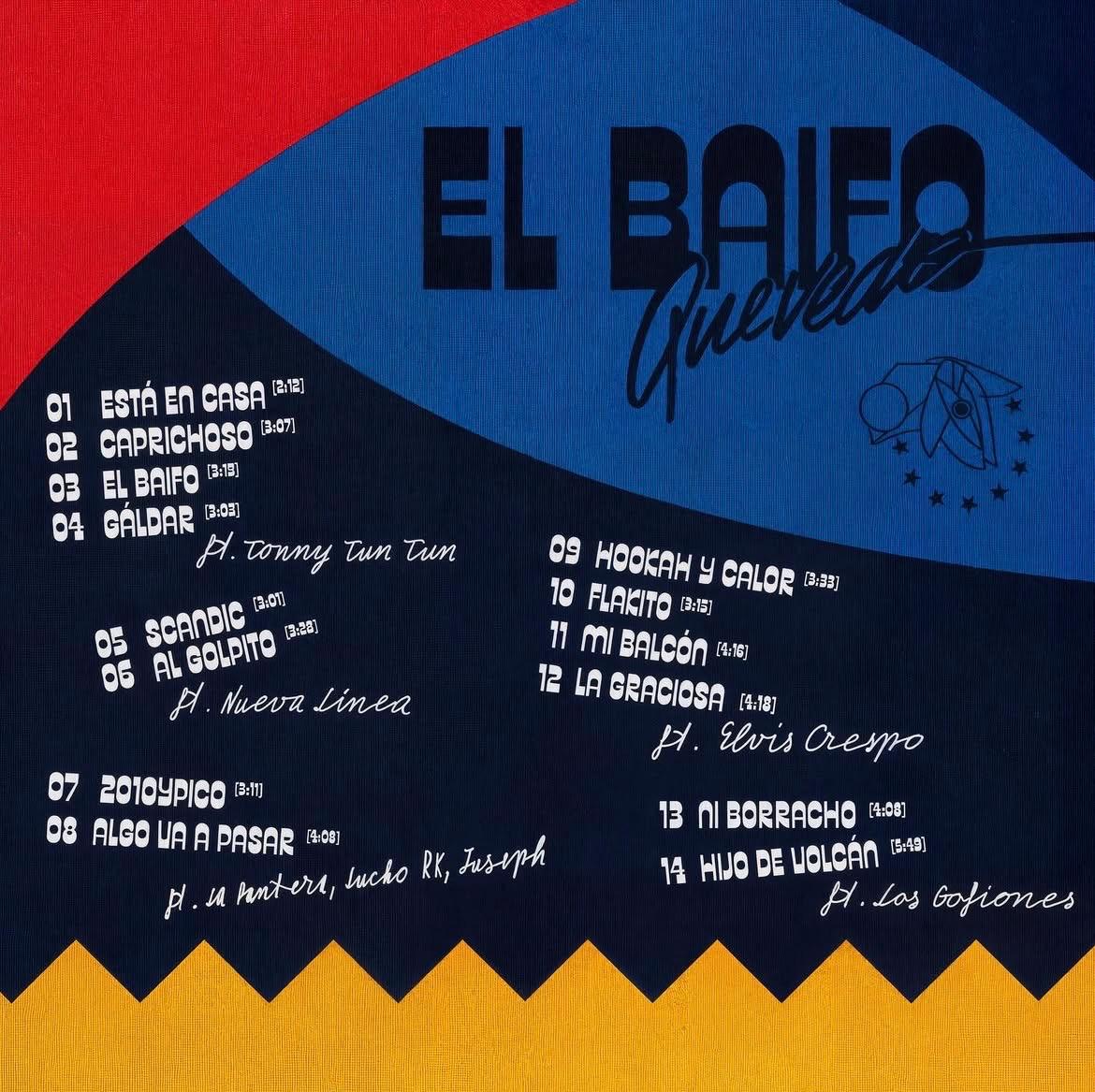 'El Baifo' ya tiene portada y tracklist: 14 canciones y cinco colaboraciones
