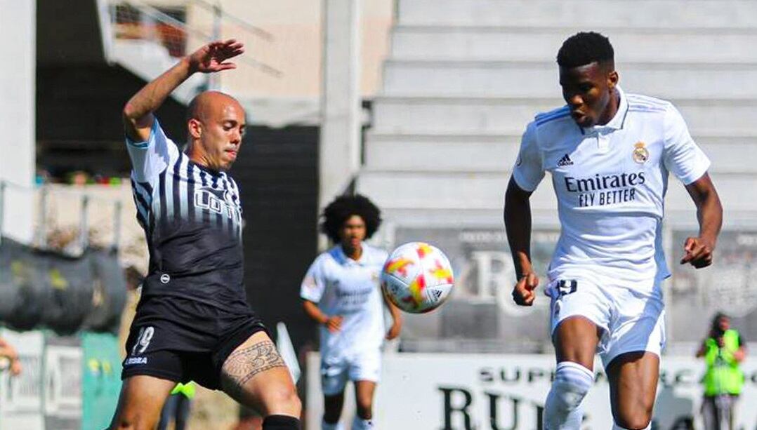 Un momento del partido