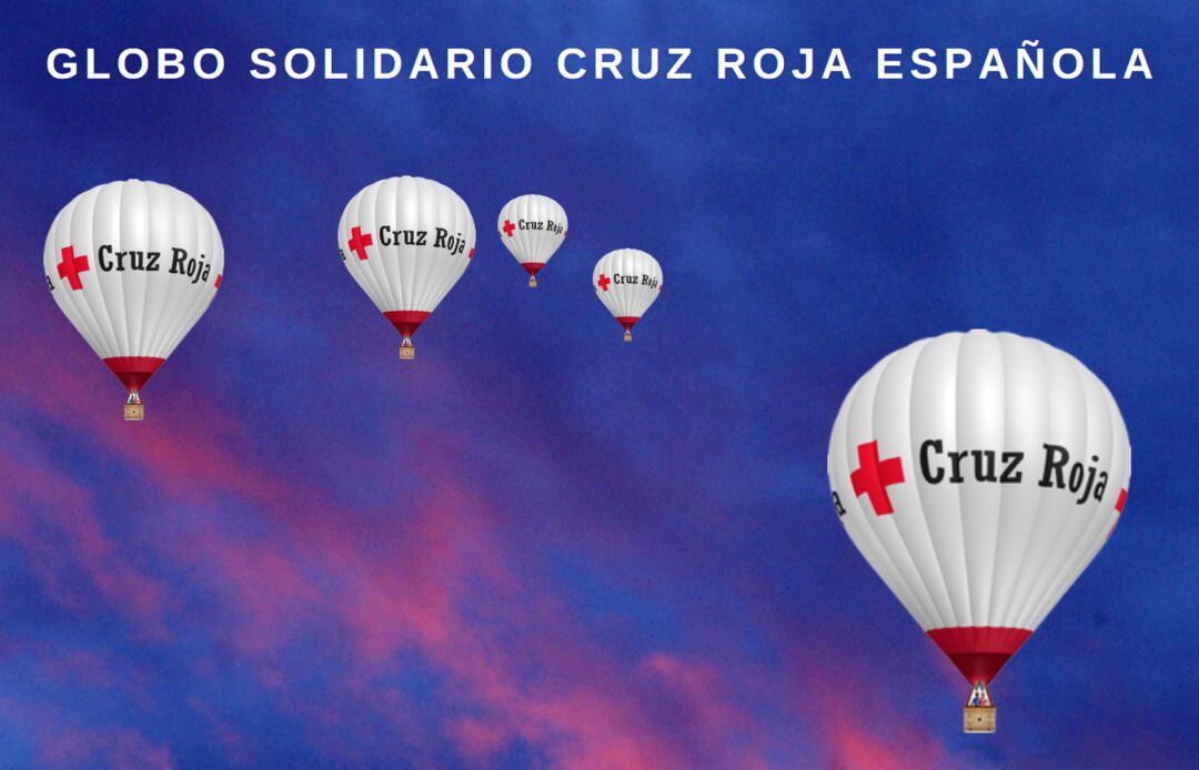 El evento "Globo SOlidario Cruz Roja" te invita a un paseo en globo en Palencia a cambio de una donación